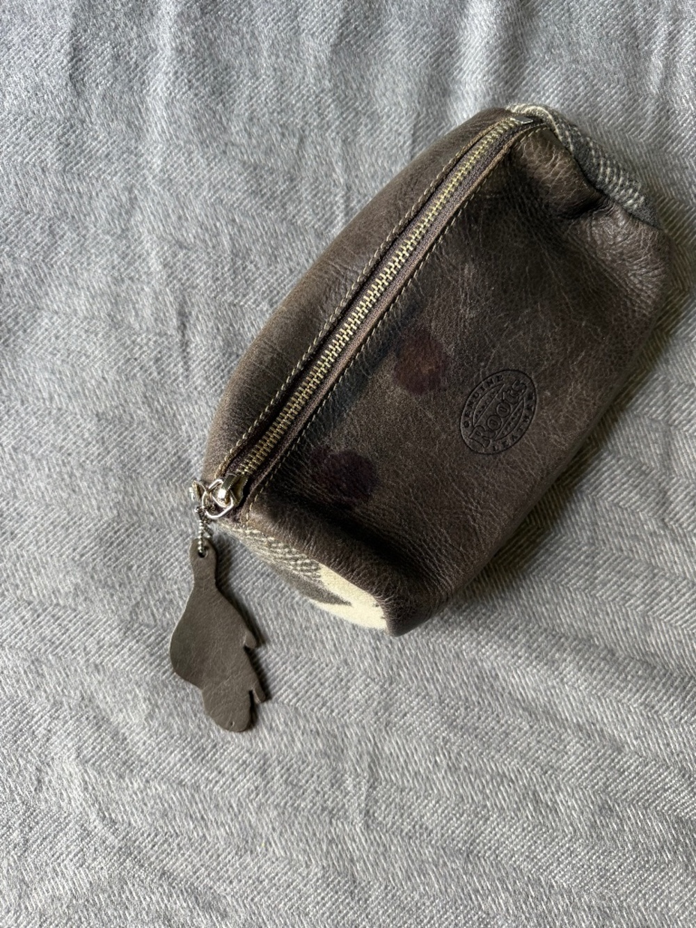 RARE Roots x Pendleton Wool & Leather Dopp Kit - Made in Canada - Limited Ed